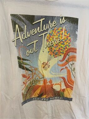 Disney Pixar Up - Adventure Is Out There! Graphic Tee - Cream